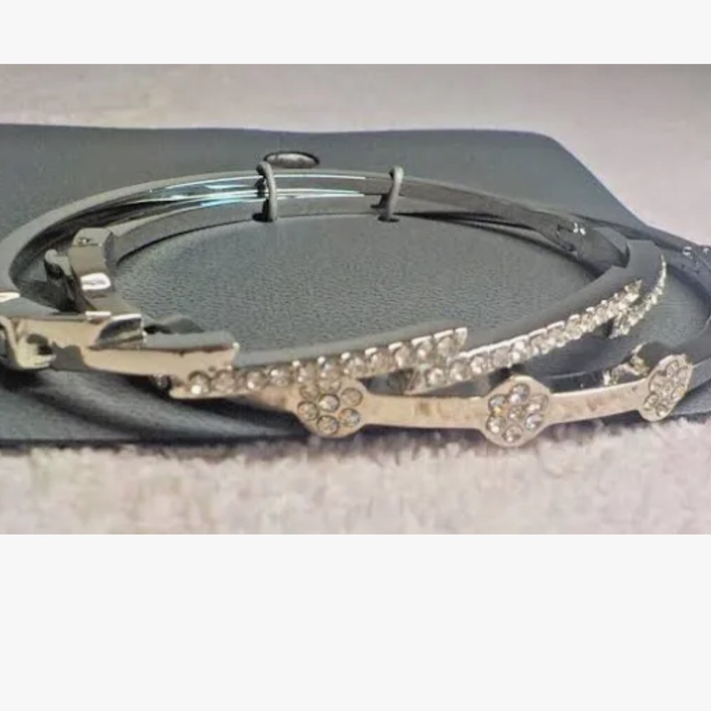 Elegant Silver Bangle Set